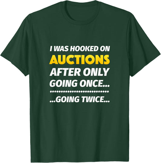 Funny Auctioneer Auction Lover T-Shirt - T-Shirt | Forest