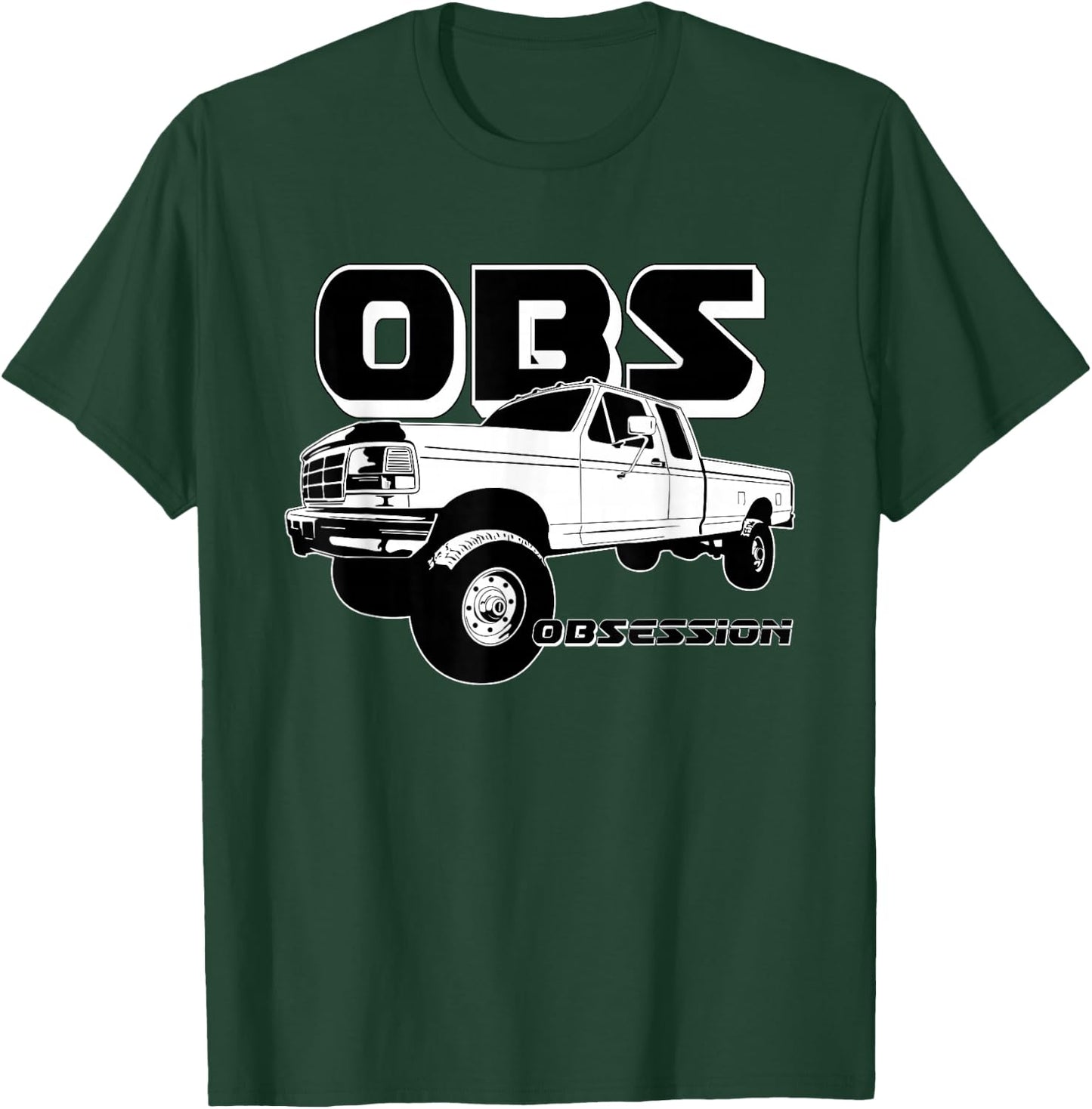 OBS 90s Extended Cab Pickup Truck T-Shirt - T-Shirt | Forest