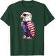 American Bald Eagle, American Flag, Cool Girls Kids Men T-Shirt - T-Shirt | Forest