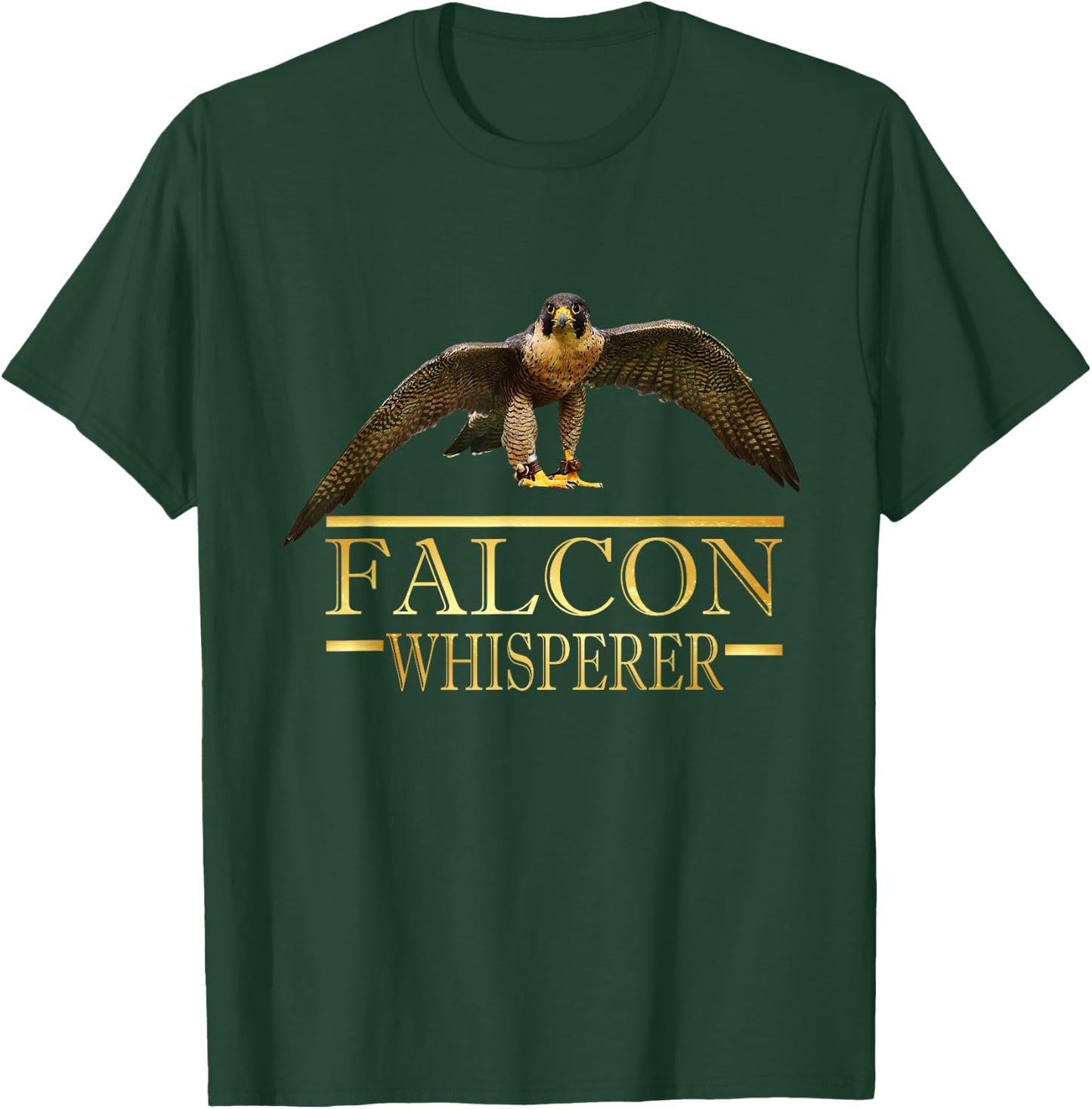 Falcon Whisperer Shirt Love Birds Falconry Hunting Men T-Shirt - T-Shirt | Forest