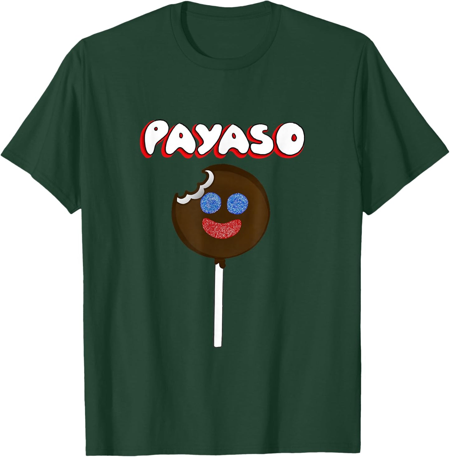 Funny Latinx Chocolate Marshmallow Candy Payaso T-Shirt - T-Shirt | Forest