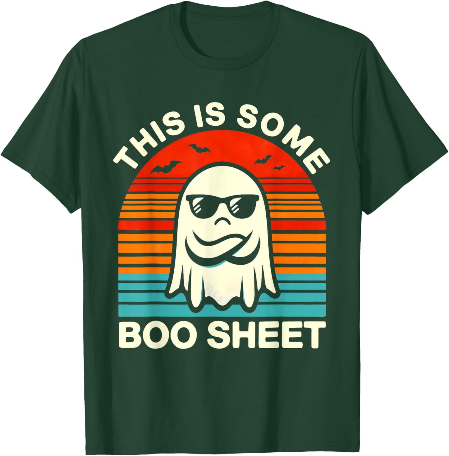 Funny Halloween Shirts Women This Is Some Boo Sheet T-Shirt - T-Shirt | Forest
