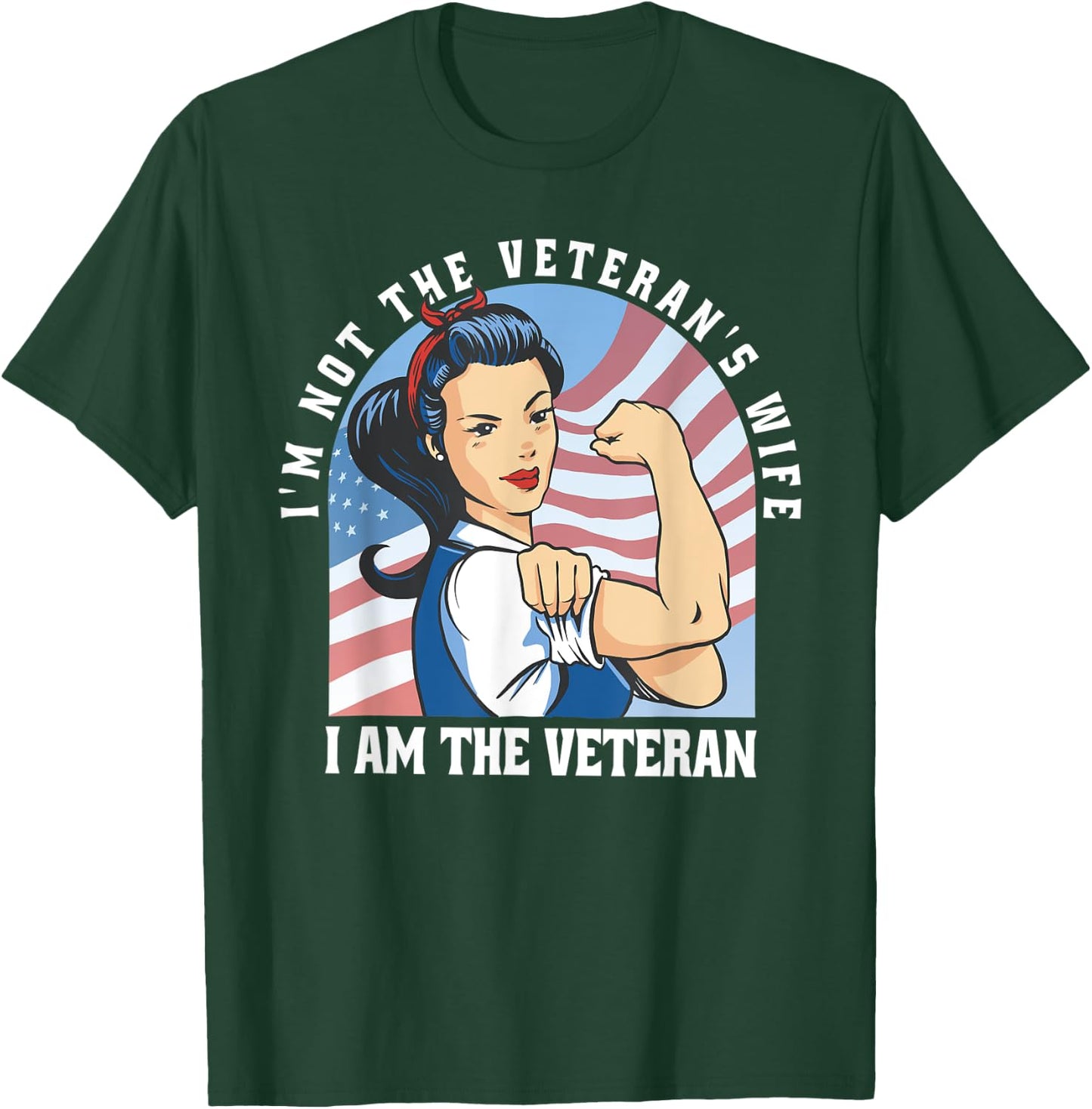 Woman Veteran - Veteran's Day Quote Saying T-Shirt - T-Shirt | Forest