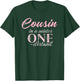 Cousin Of The Birthday for Girl Winter Onederland 1st T-Shirt - T-Shirt | Forest