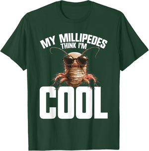 Millipede Accessories Giant Arthropod Entomologist Millipede T-Shirt - T-Shirt | Forest