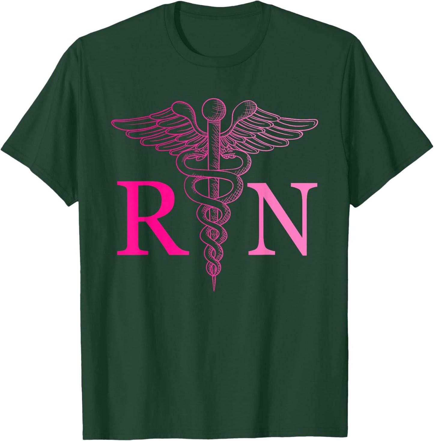 Registered Nurse Appreciation Pink RN Nursing Tie Dye Nurse T-Shirt - T-Shirt | Forest