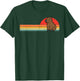 Capybara Chest Sunset Retro Capy Rodent Men Women Kids Youth T-Shirt - T-Shirt | Forest