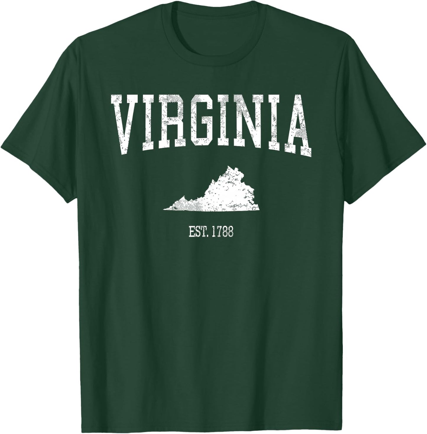 Virginia Vintage Sports Design VA T-Shirt - T-Shirt | Forest