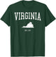 Virginia Vintage Sports Design VA T-Shirt - T-Shirt | Forest