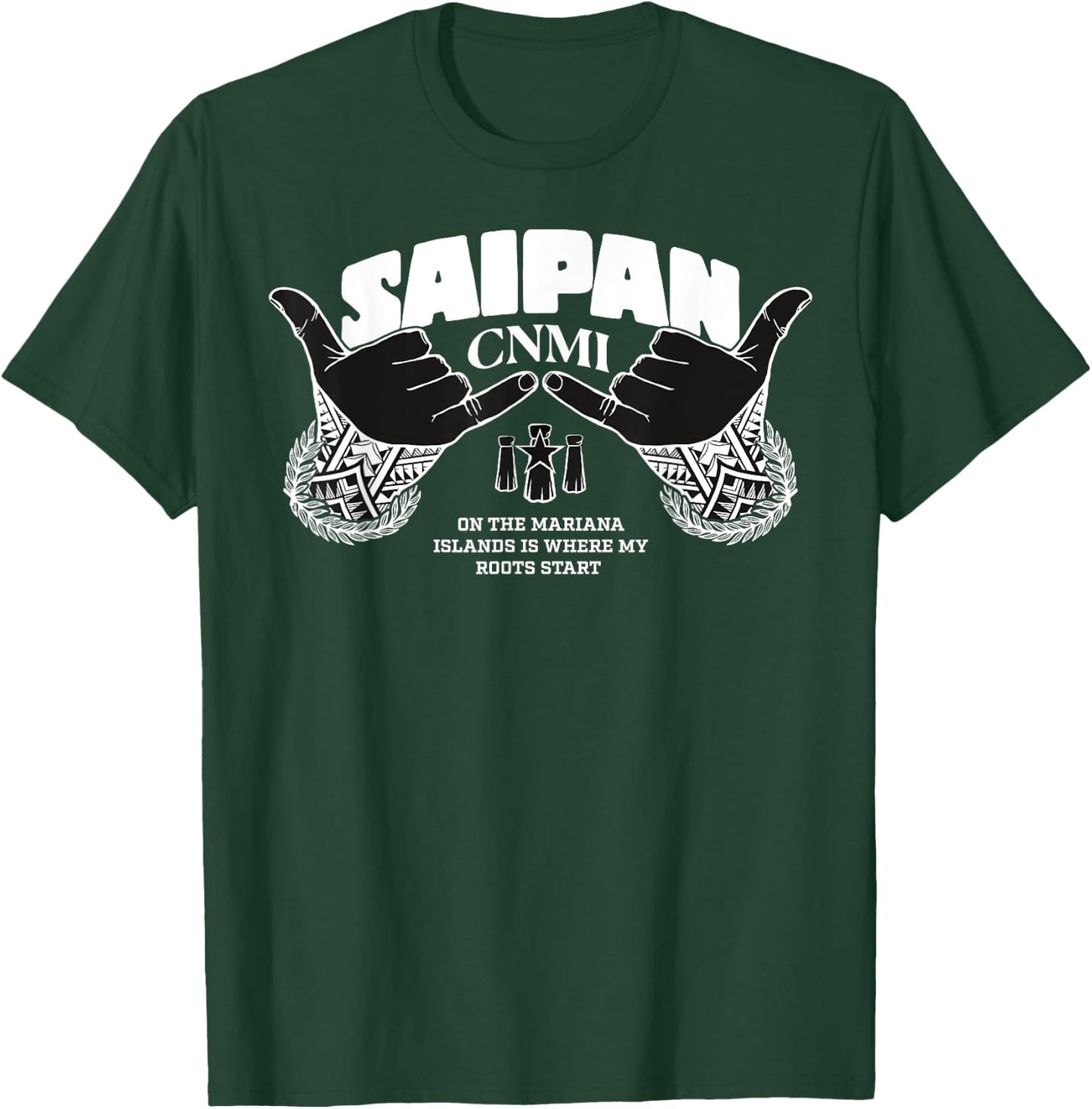 Saipan Mariana CNMI Chamorro T-Shirt - T-Shirt | Forest
