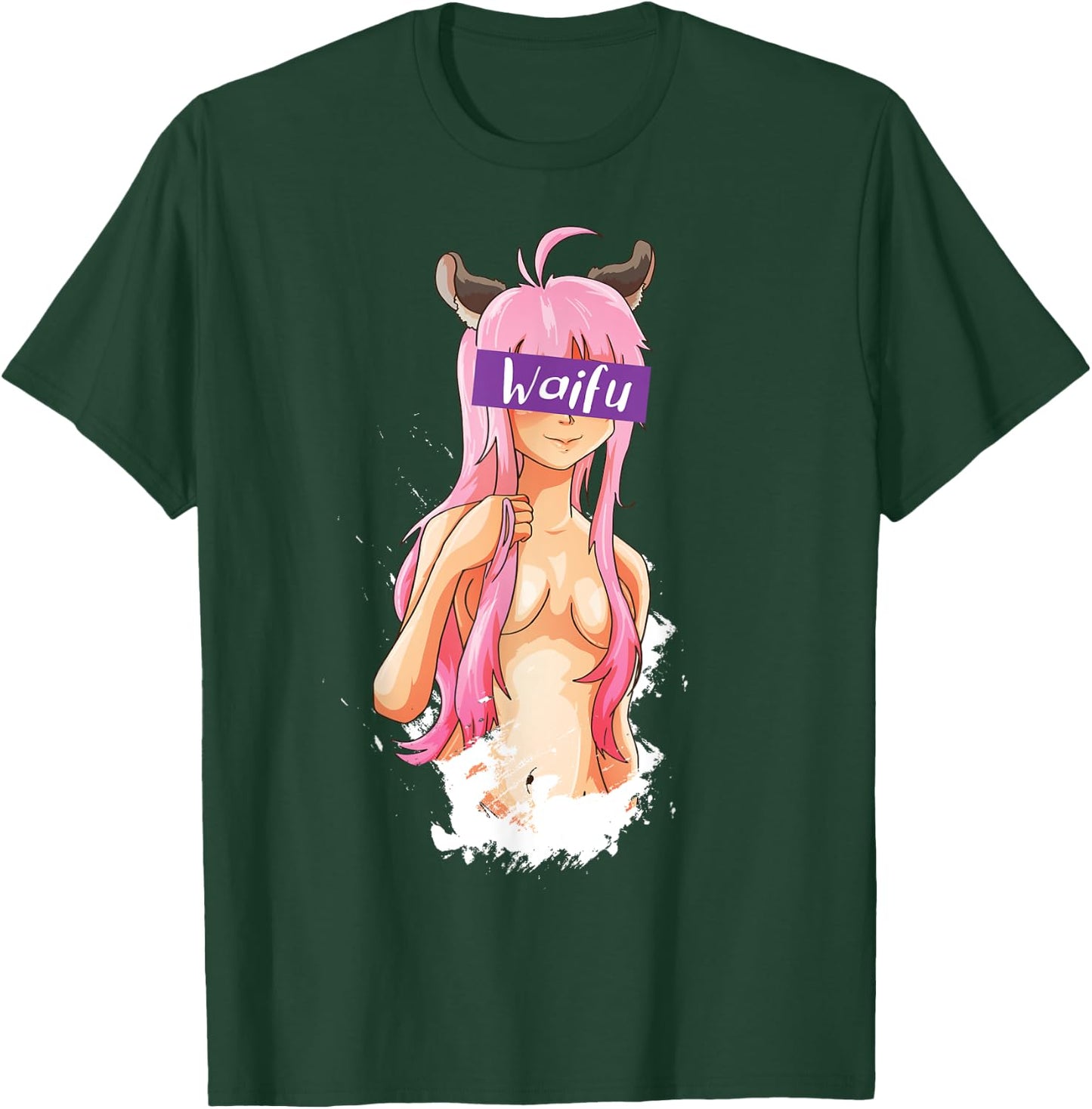 Waifu Anime Girl Manga Comic T-Shirt - T-Shirt | Forest