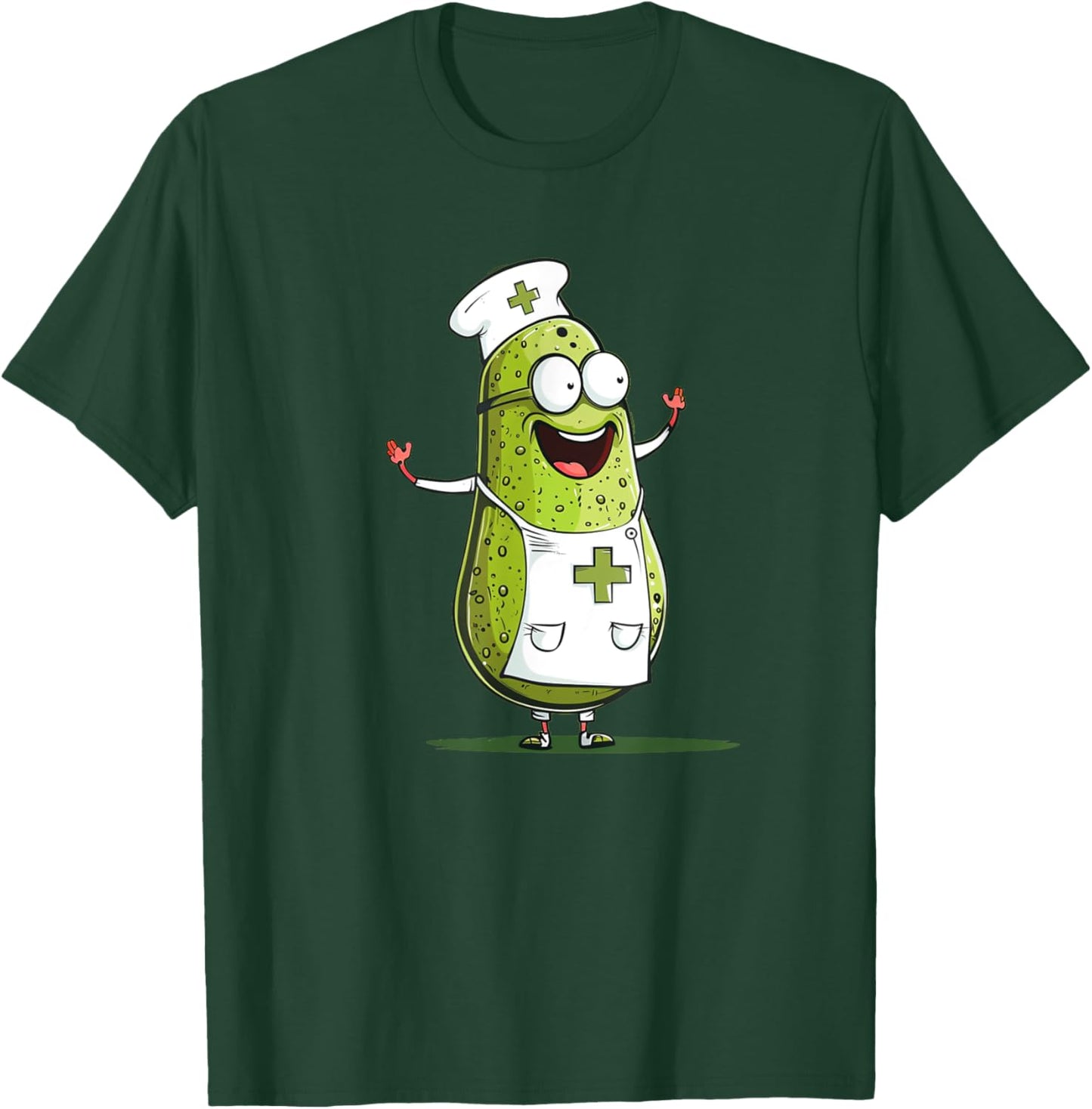 Happy Nurse Pickle Costume for Boys and Girls T-Shirt - T-Shirt | Forest