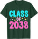 Class of 2038 Graduate Grow With Me T-Shirt - T-Shirt | Forest