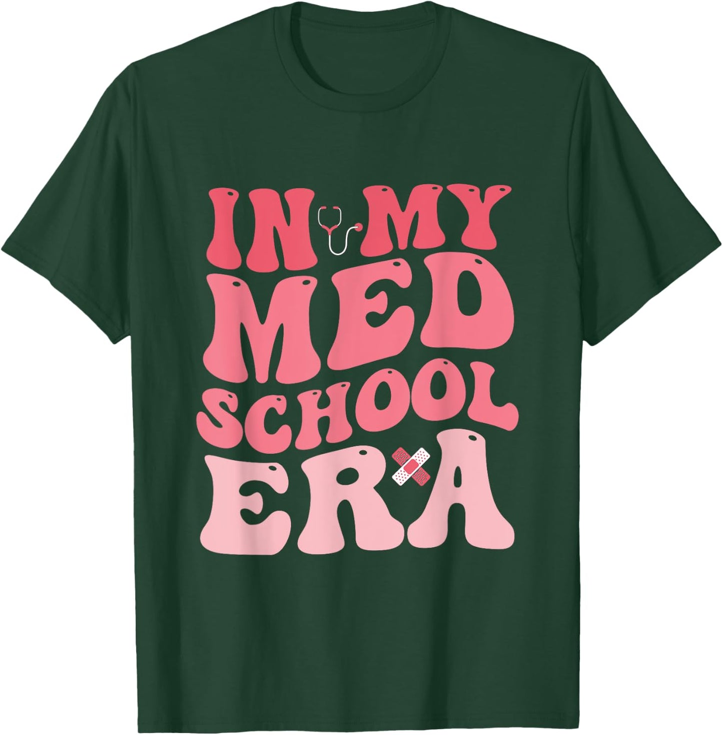 Groovy In My Med School Era Medical Student Nurse Nursing T-Shirt - T-Shirt | Forest