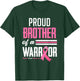 Proud Brother Of A Warrior Sister Breast Cancer Awareness T-Shirt - T-Shirt | Forest