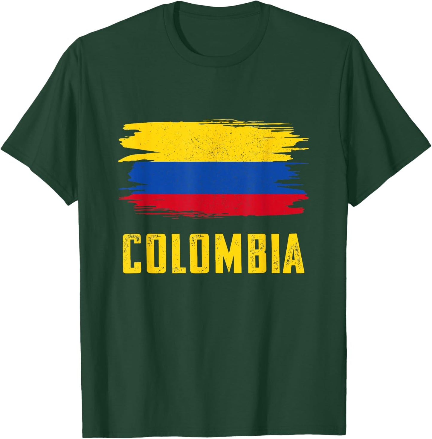 Colombia Columbian Flag Colombia T-Shirt - T-Shirt | Forest