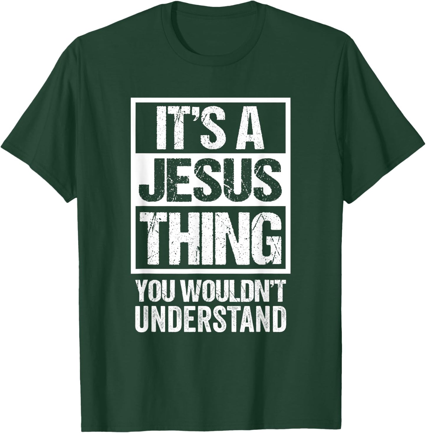 It's A Jesus Thing You Wouldn't Understand - First Name T-Shirt - T-Shirt | Forest