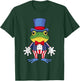 Funny Patriotic Frog with American 4th of July T-Shirt - T-Shirt | Forest