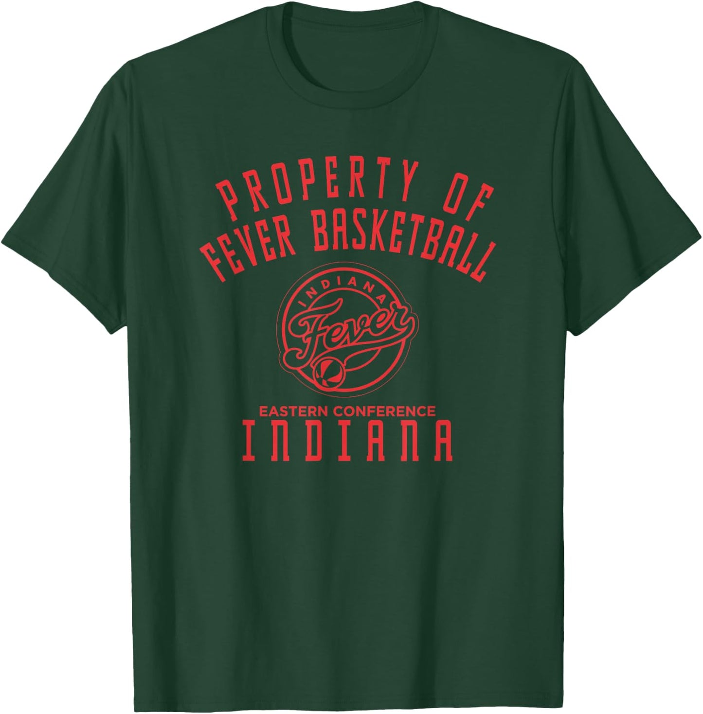 WNBA Property of Indiana Fever Licensed T-Shirt - T-Shirt | Forest