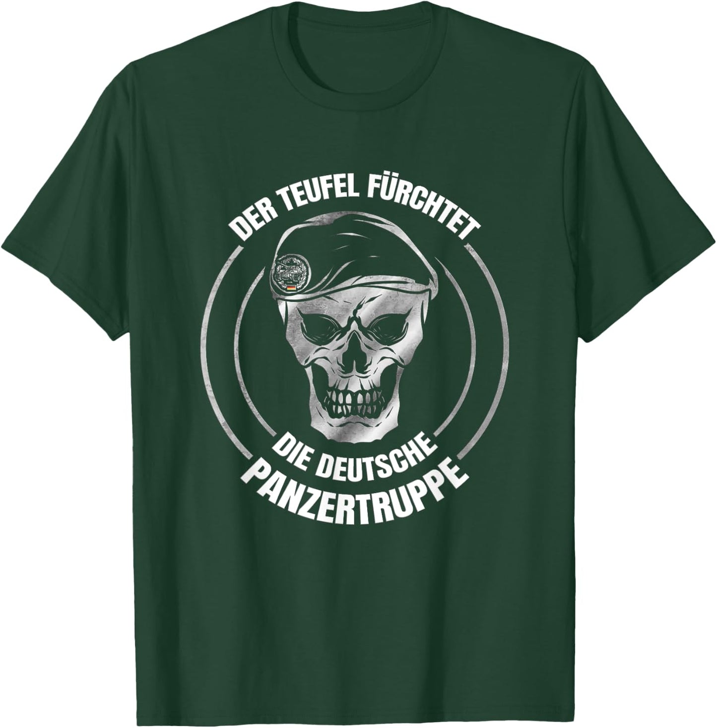 The Devil Fears the German Panzertruppe - Panzer T-Shirt - T-Shirt | Forest
