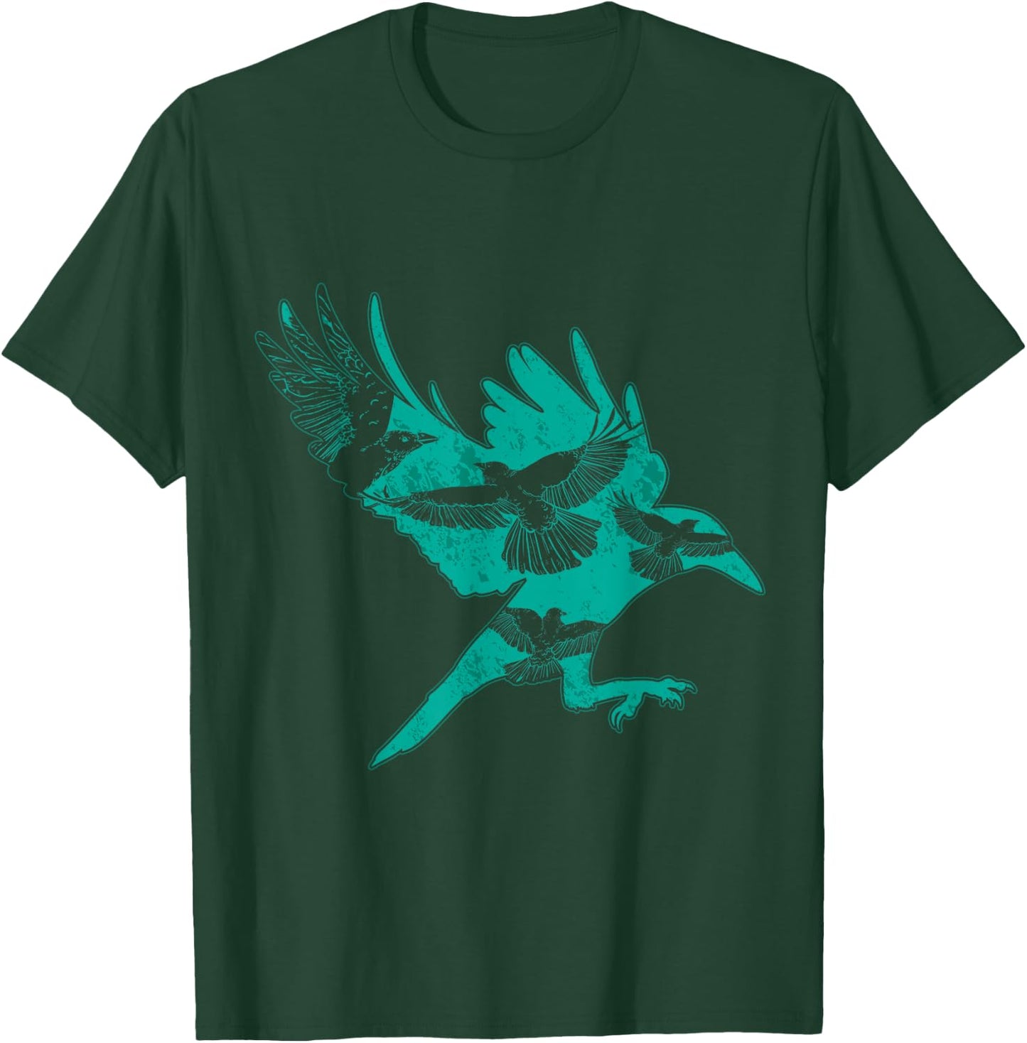 Bird Gift Raven Crow T-Shirt - T-Shirt | Forest