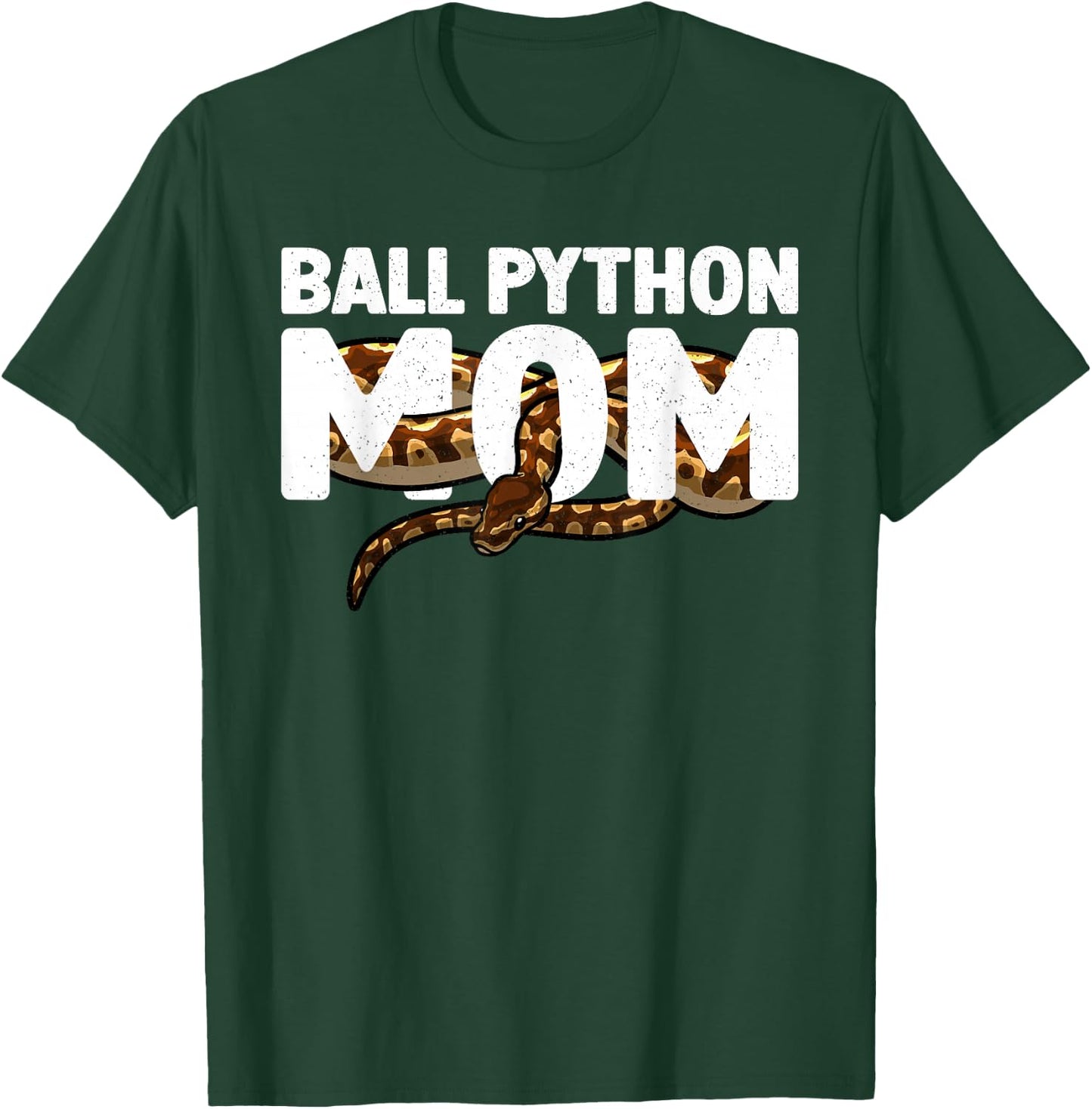 Cool Ball Python Mom Art Girls Snake Ball Python T-Shirt - T-Shirt | Forest