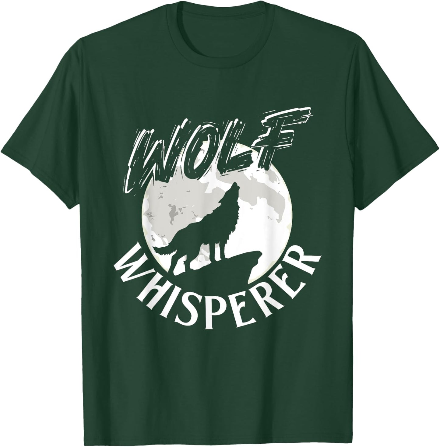 Wolf Whisperer - Wolf Lover Wildlife Animal Outdoor Fan T-Shirt - T-Shirt | Forest