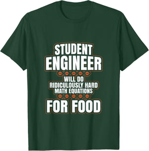 Funny Engineer Gifts Engineering College Student Gift Ideas Small T-Shirt - T-Shirt | Forest