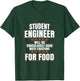 Funny Engineer Gifts Engineering College Student Gift Ideas Small T-Shirt - T-Shirt | Forest