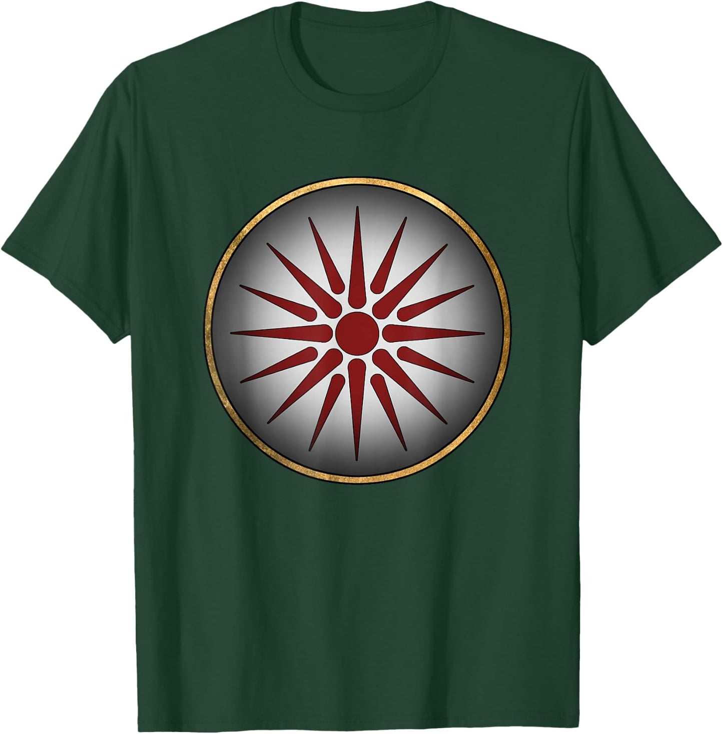 Macedonian Shield Ancient Makedon Alexander the Great T-Shirt - T-Shirt | Forest