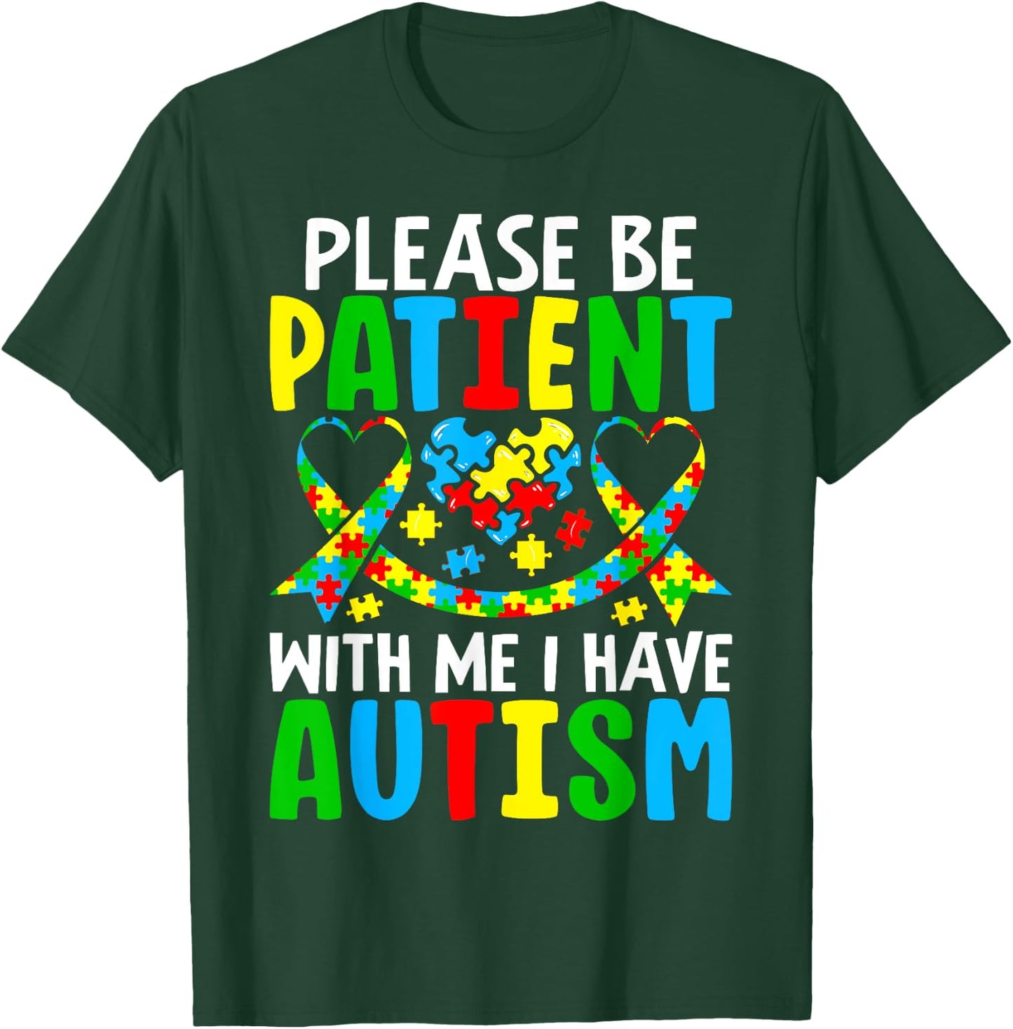 Autism Shirt Men Kids Autism Awareness I Have Autism Funny T-Shirt - T-Shirt | Forest
