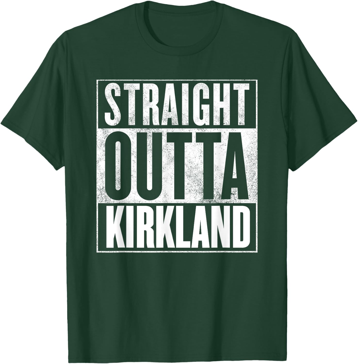 Kirkland - Retro Straight Outta Kirkland T-Shirt - T-Shirt | Forest