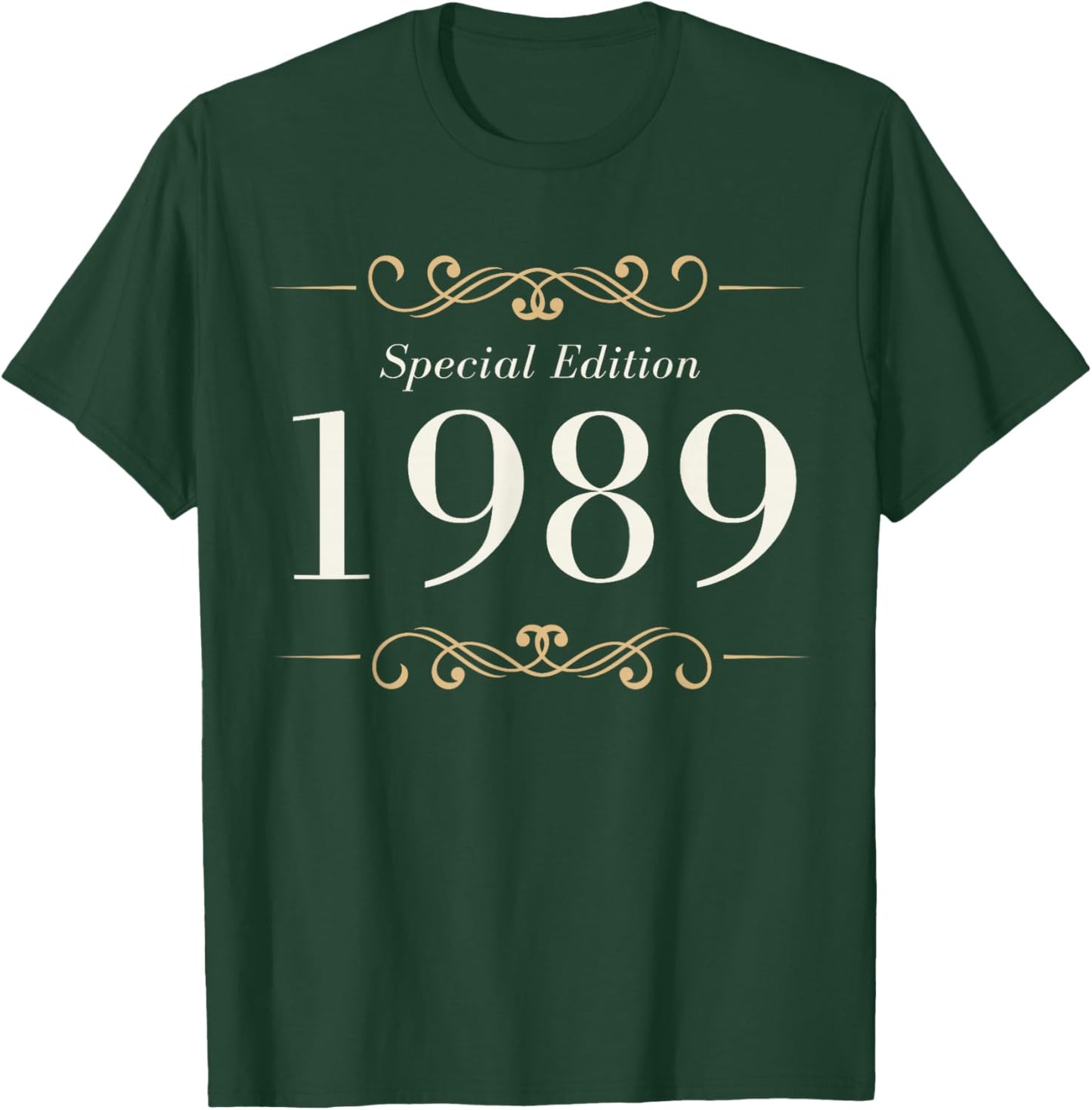 Year Of Birth 1989 Birthday Design Vintage Born In 1989 T-Shirt - T-Shirt | Forest