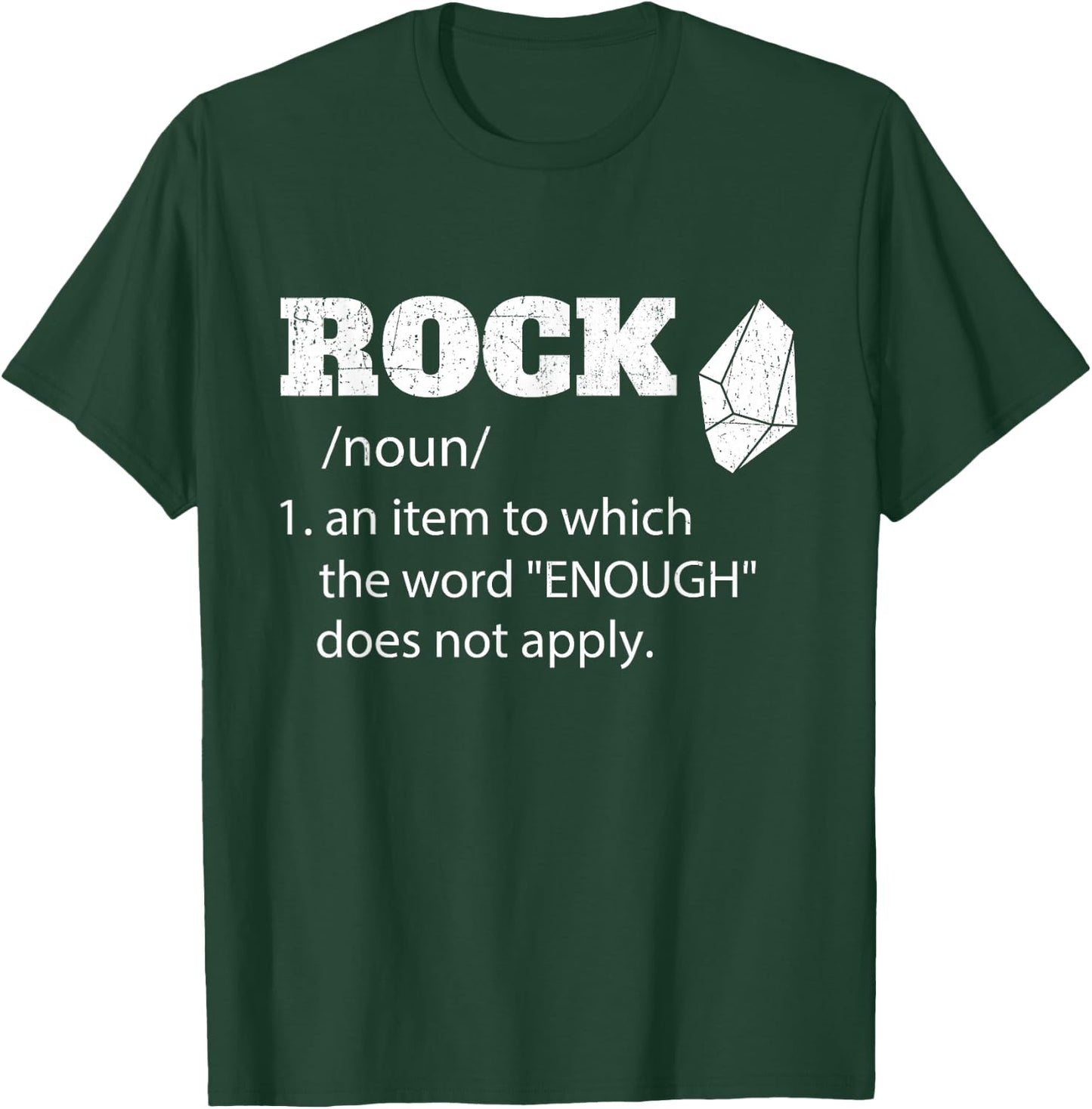 Rock Definition - Rock Collector Geode Hunter Geology T-Shirt - T-Shirt | Forest