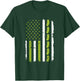 Pickle Cucumber USA American Flag Pickle Lovers 4th of July T-Shirt - T-Shirt | Forest