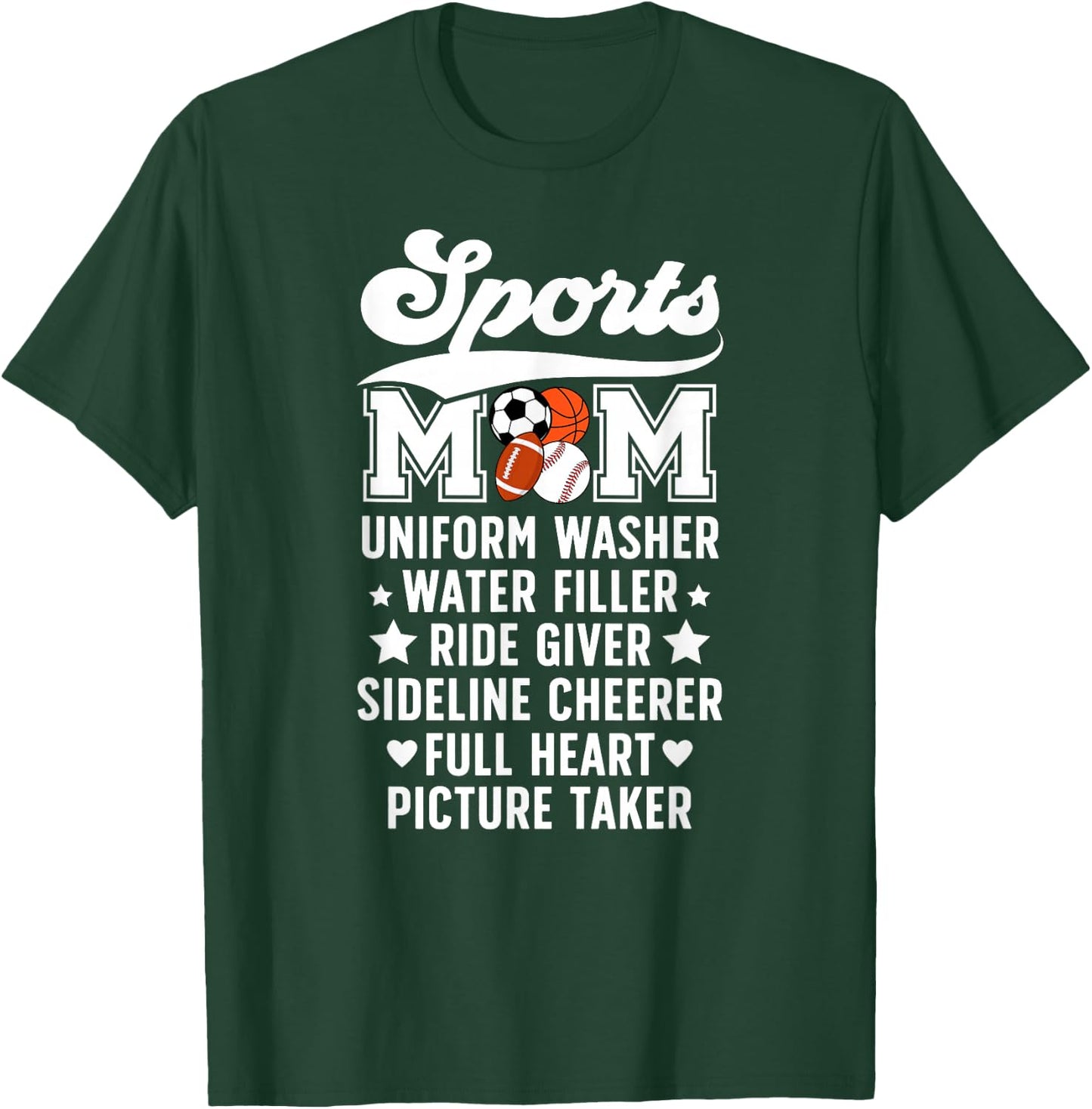 Sports Mom Definition Sports Mama Sports Mother Sport Mom T-Shirt - T-Shirt | Forest