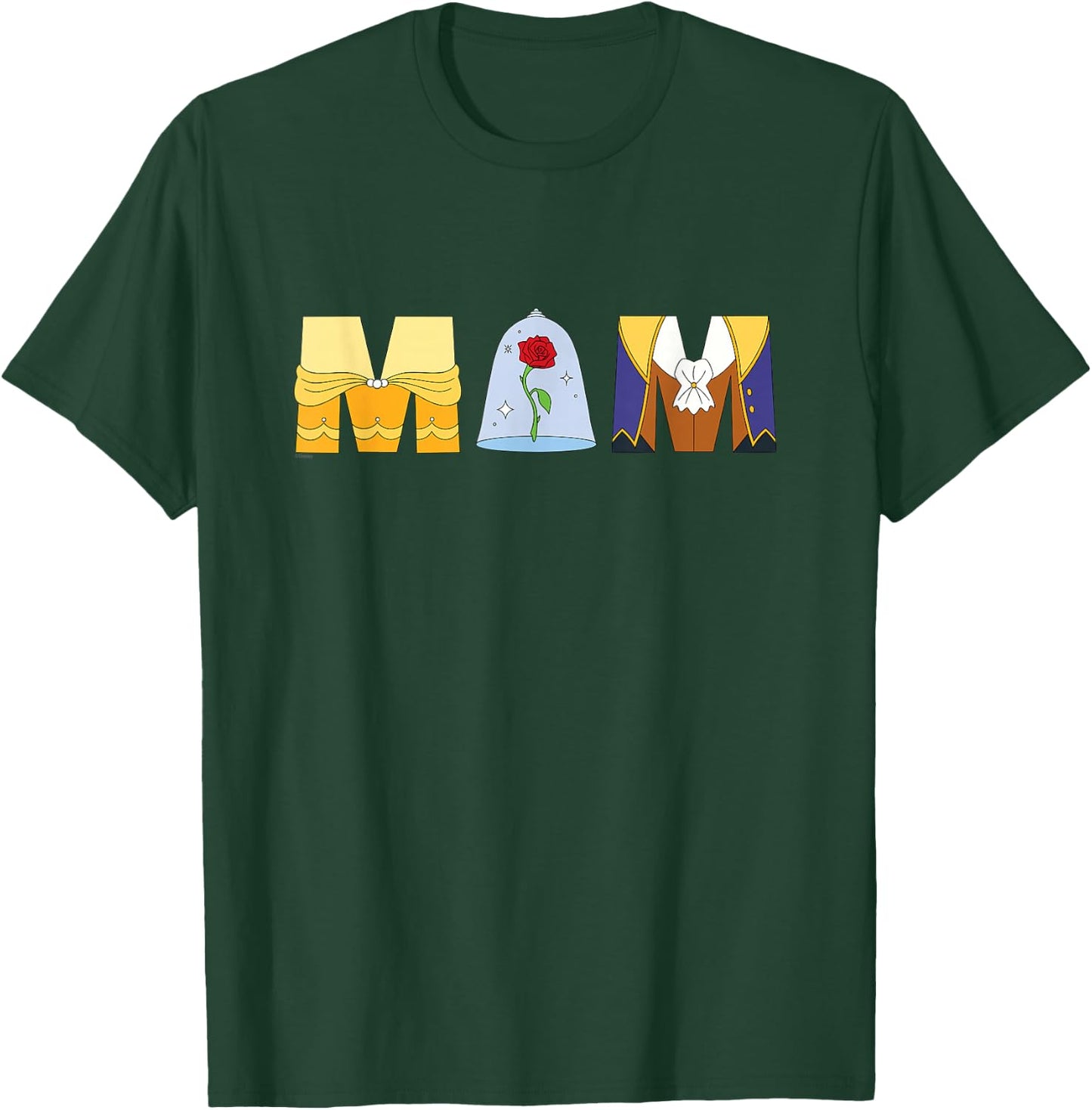Disney Beauty and the Beast Belle Mother’s Day Birthday Mom T-Shirt - T-Shirt | Forest