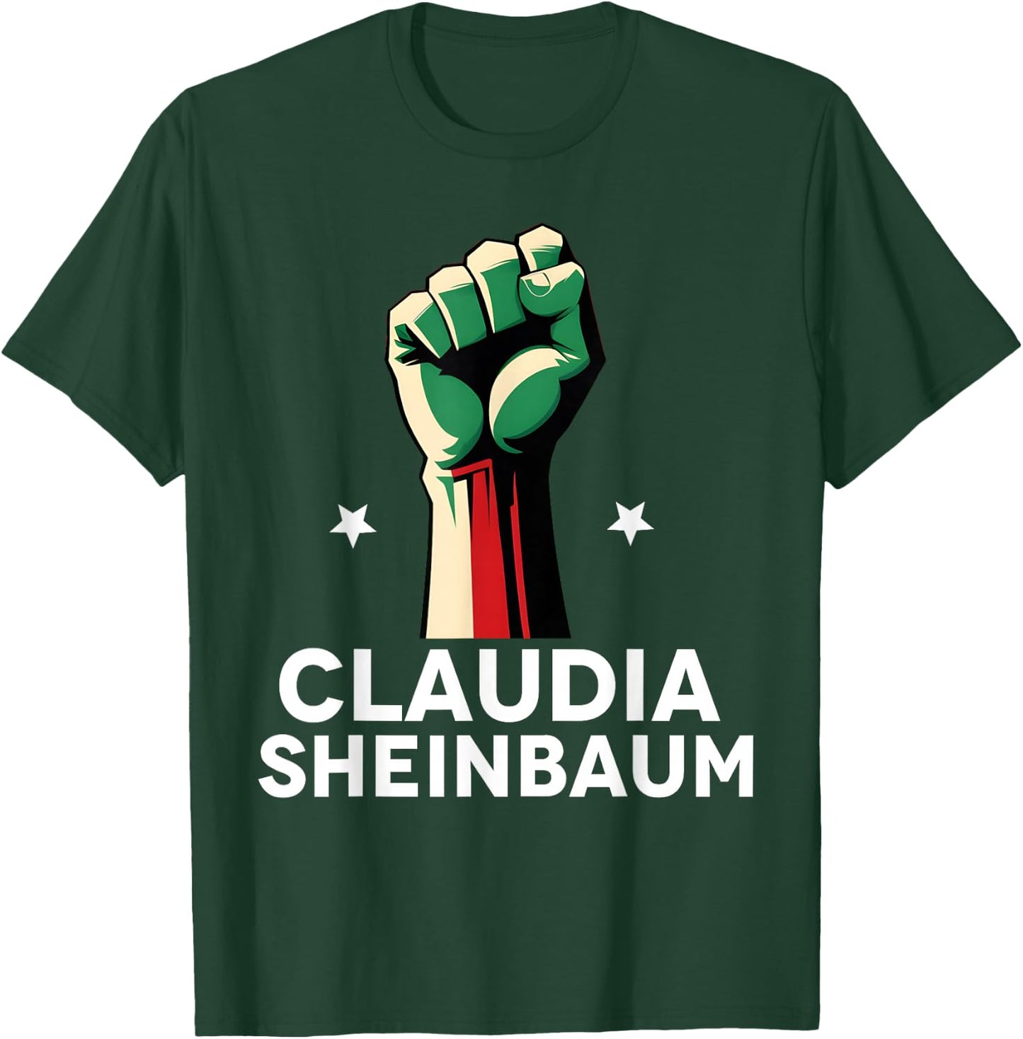 Claudia Sheinbaum 2024 Mexico's First Woman President T-Shirt - T-Shirt | Forest