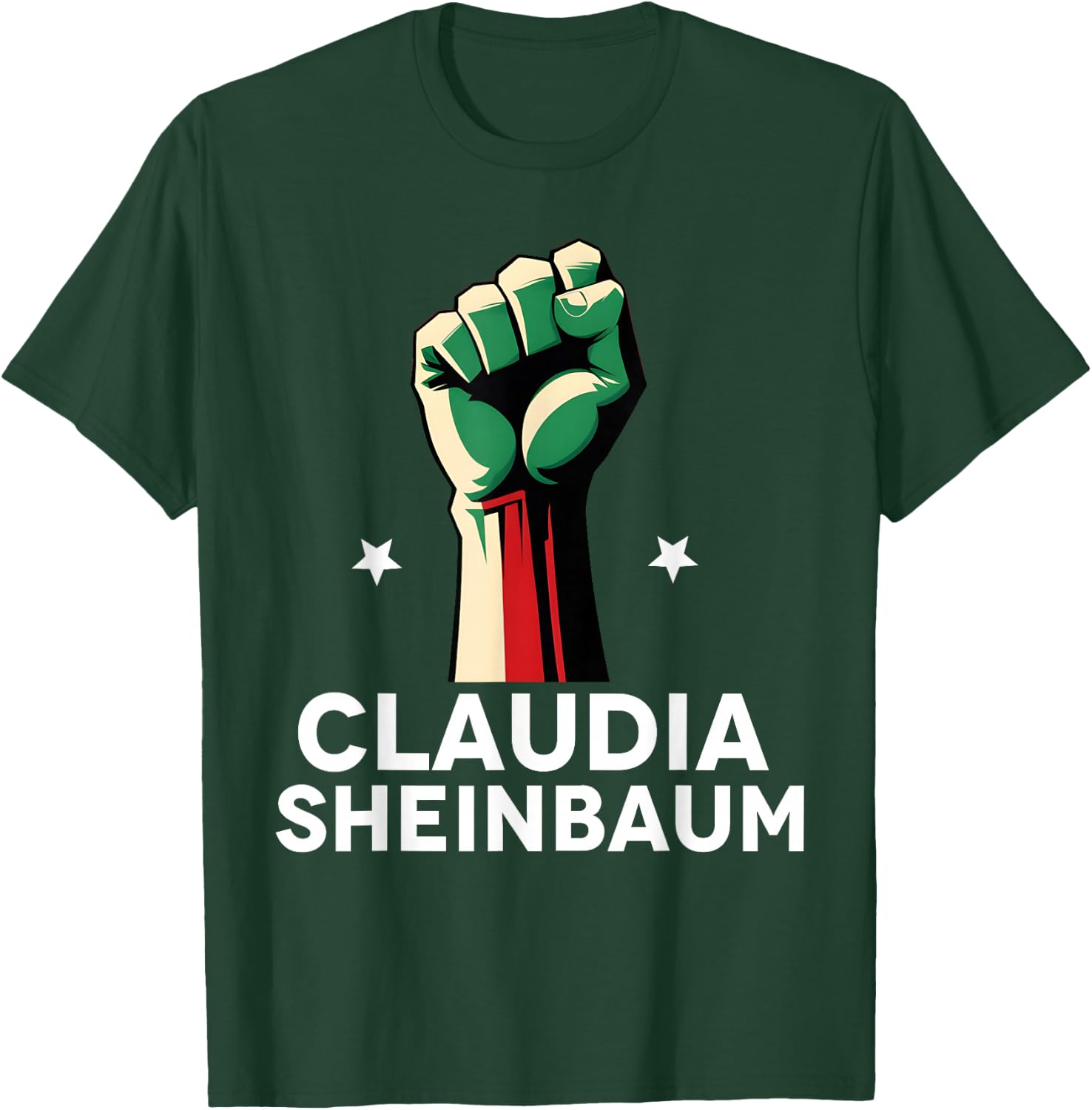 Claudia Sheinbaum 2024 Mexico's First Woman President T-Shirt - T-Shirt | Forest