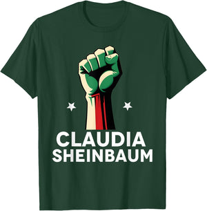 Claudia Sheinbaum 2024 Mexico's First Woman President T-Shirt - T-Shirt | Forest