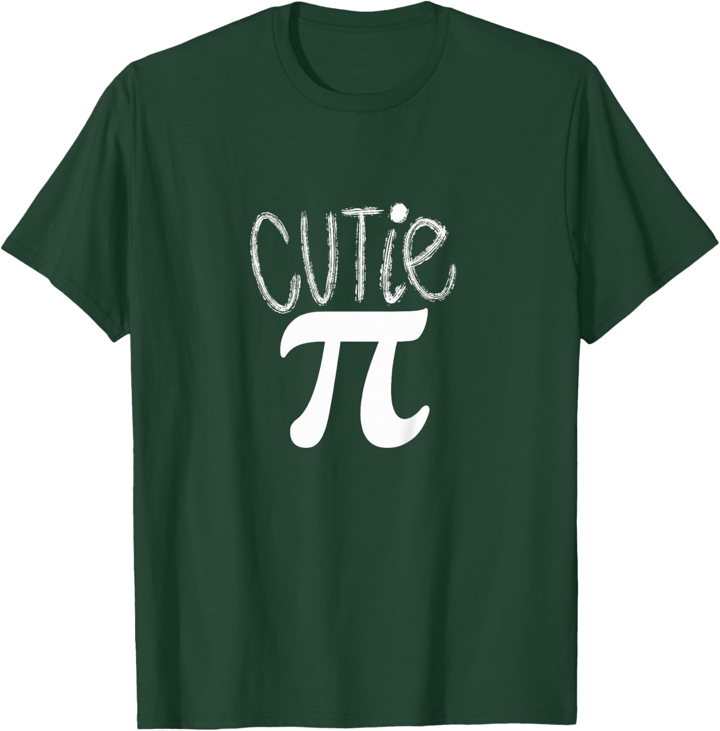 Kids Cutie Pi Math Pun Cutie Pie Toddler Kids Shirt for Pi Day T-Shirt - T-Shirt | Forest