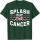 Swimming Breast Cancer Awareness Month Pink Ribbon T-Shirt - T-Shirt | Forest