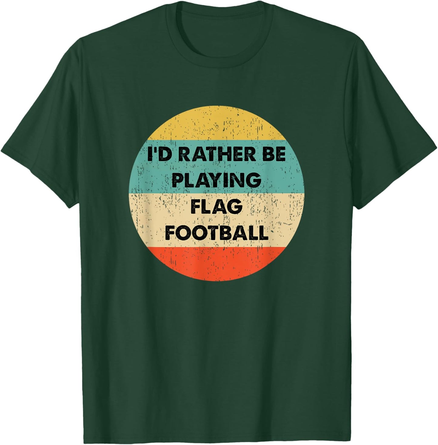 Flag Football Shirts | Flag Football T-Shirt - T-Shirt | Forest