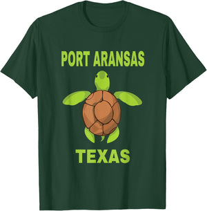 Port Aransas Family Vacation Texas Sea Turtle T-Shirt - T-Shirt | Forest