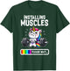 Funny Cute Unicorn Workout Gym Fitness Weightlifting Gift T-Shirt - T-Shirt | Forest