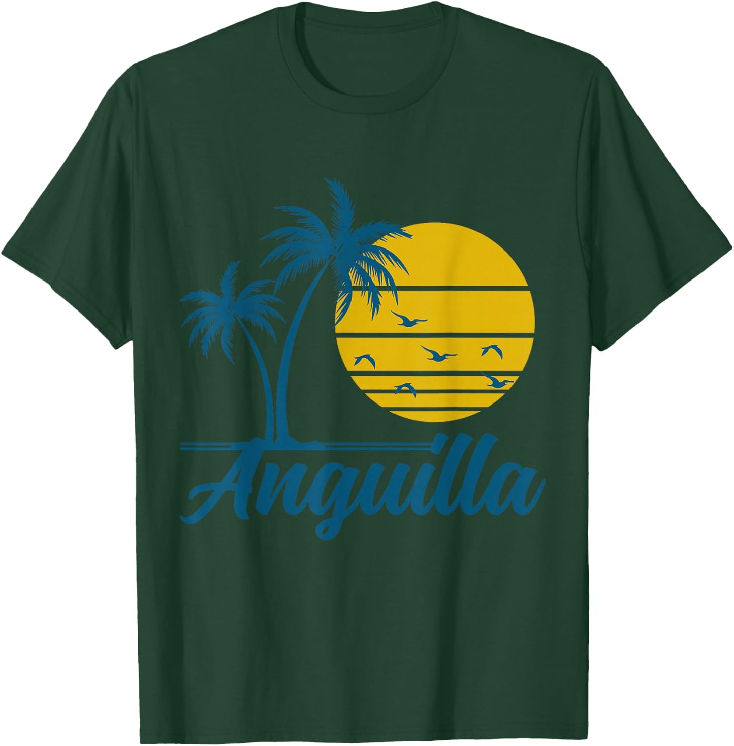 Anguilla Island Caribbean Souvenir T-Shirt - T-Shirt | Forest