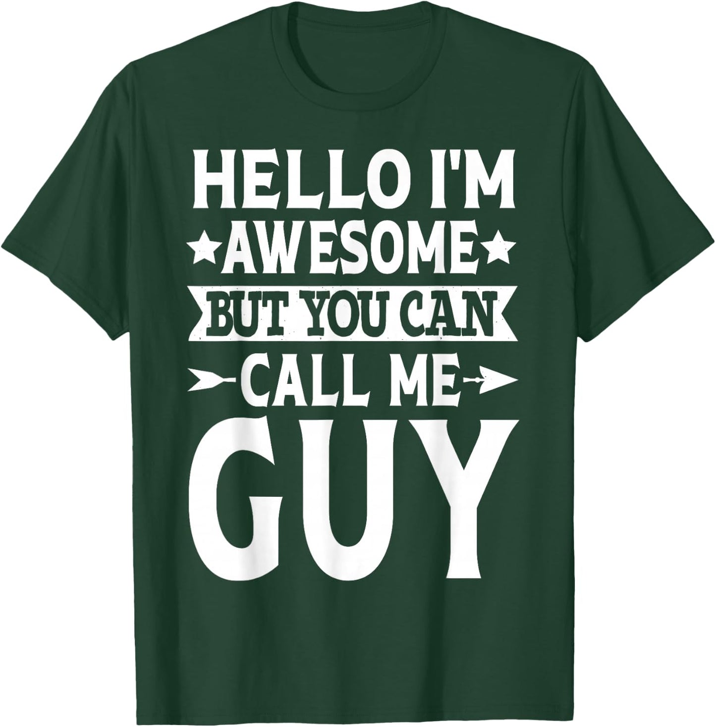 Guy Surname Call Me Guy Family Team Last Name Guy T-Shirt - T-Shirt | Forest