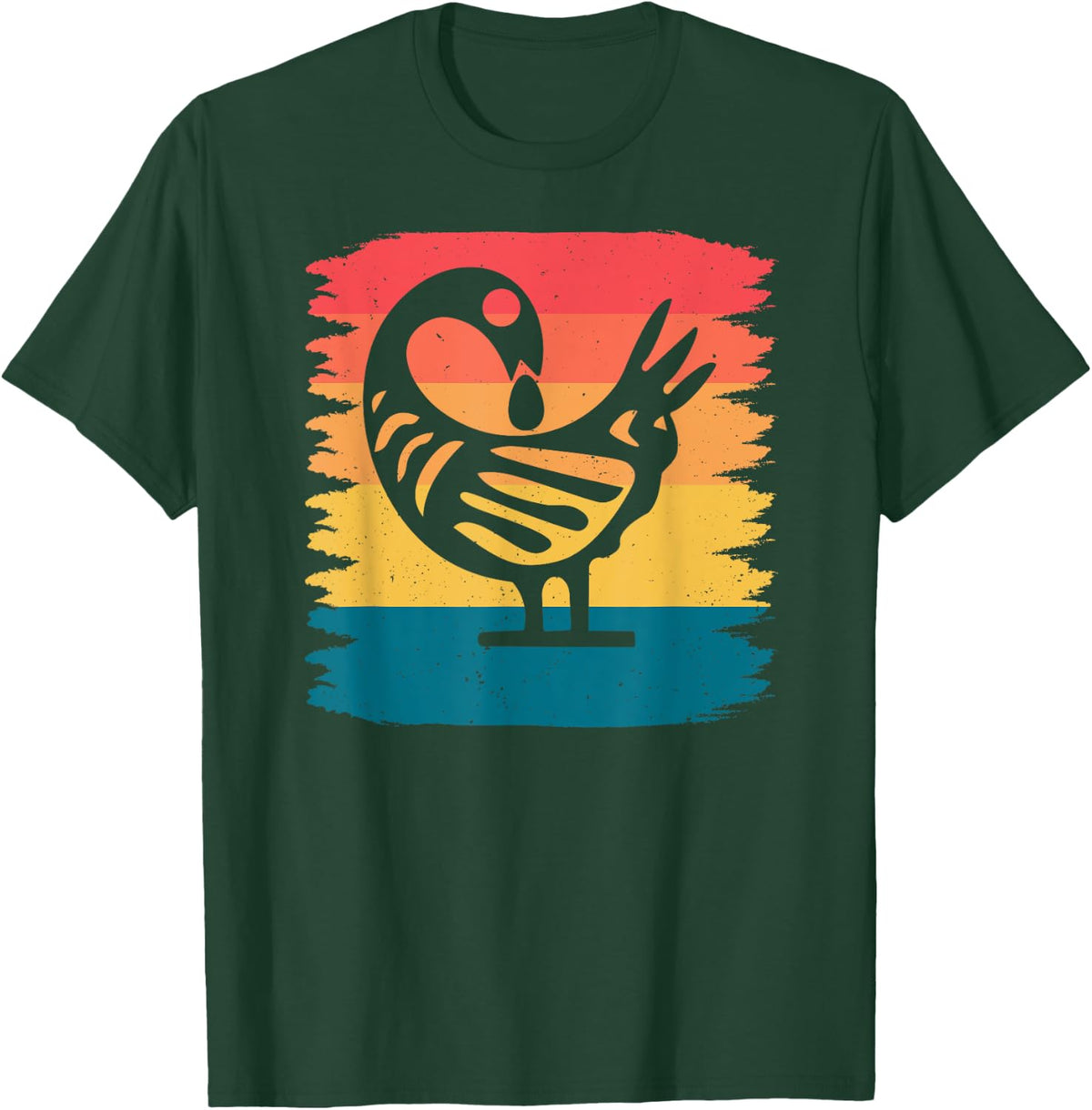 African Routes Sankofa Adinkra Black History Art T-Shirt - T-Shirt | Forest