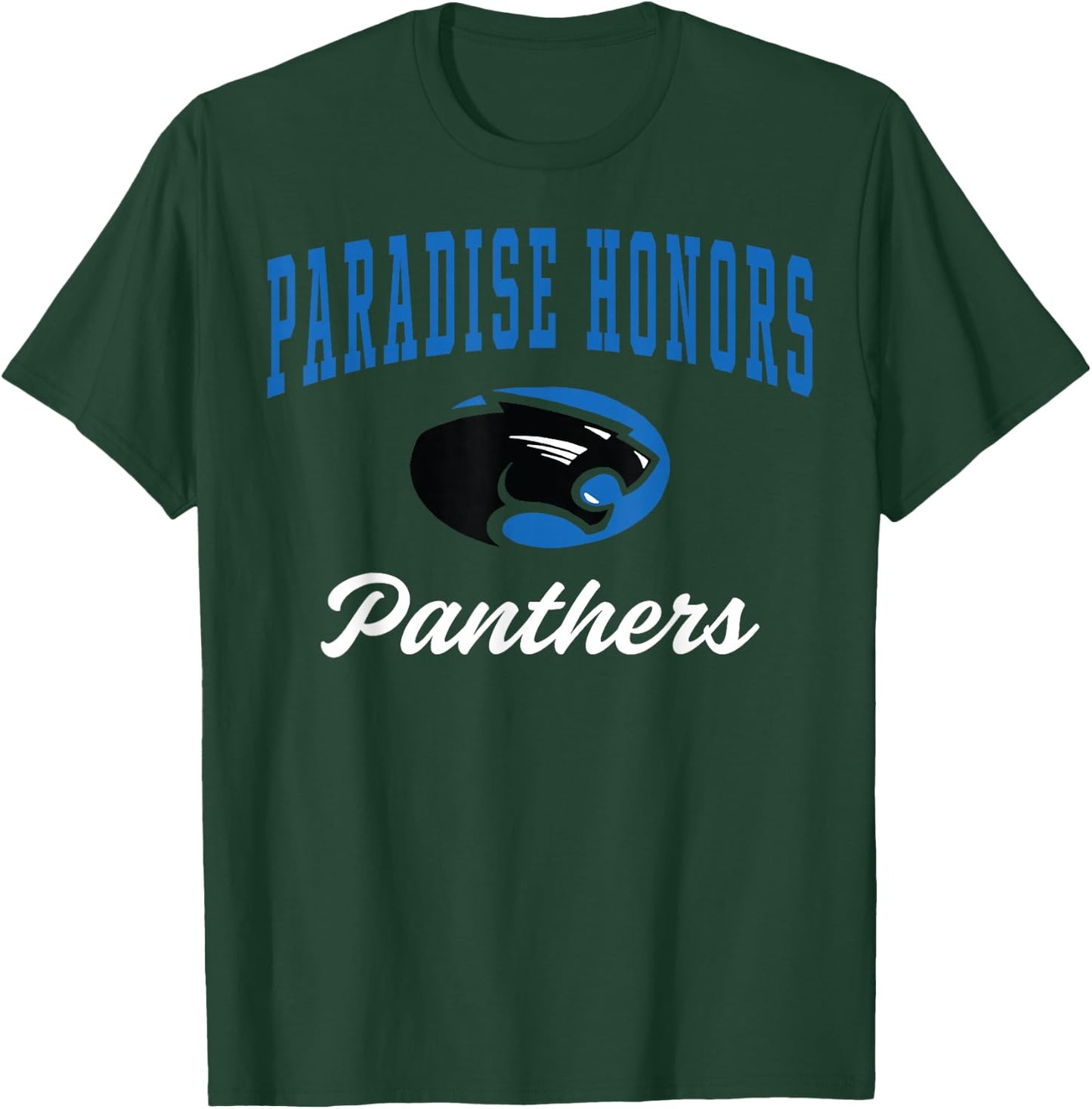 Paradise Honors High School Panthers C3 T-Shirt - T-Shirt | Forest