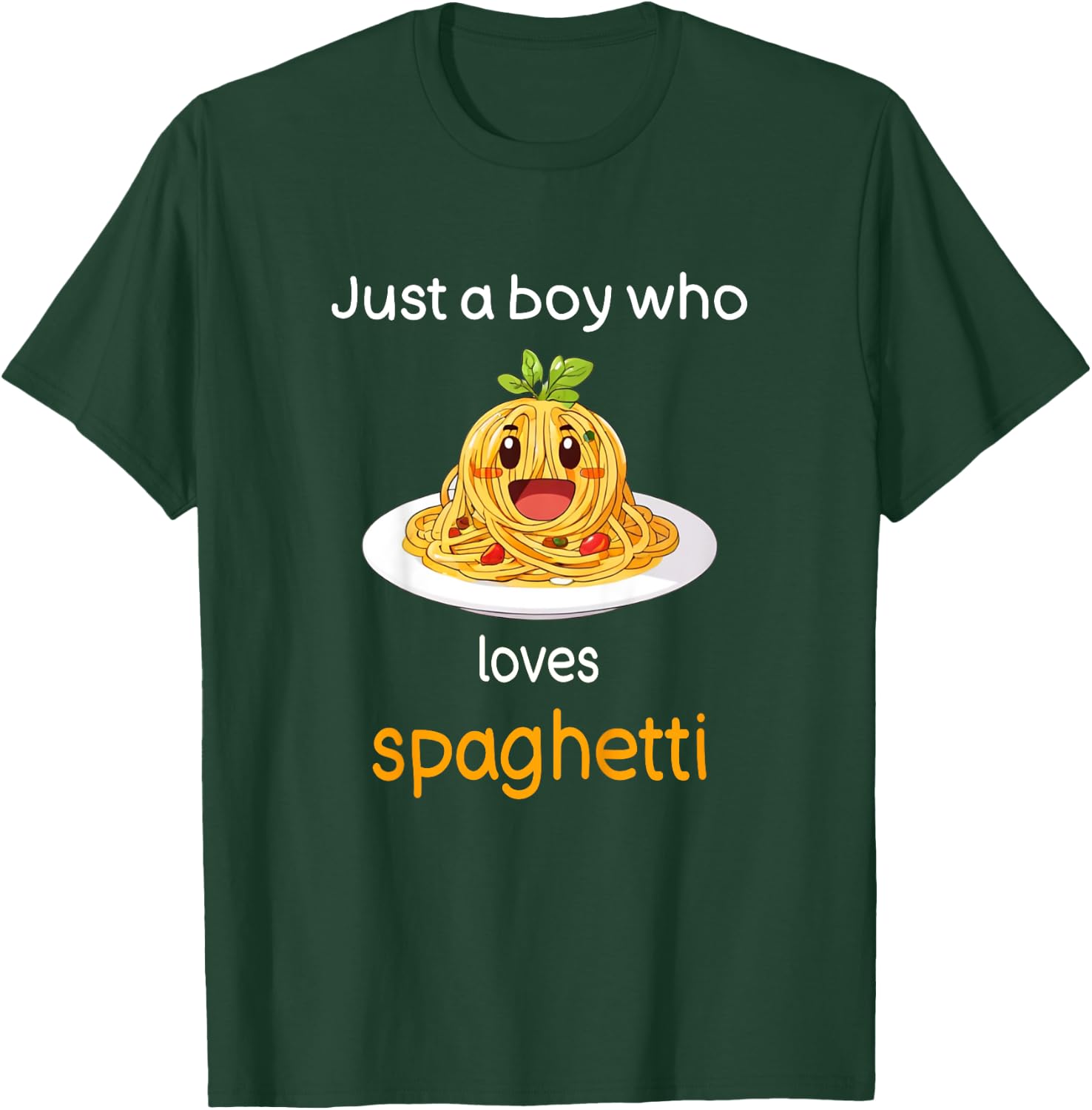 Kids Spaghetti Shirt Boys I Love Spaghetti Kids Spaghetti Lover T-Shirt - T-Shirt | Forest